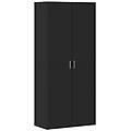 - scarpiera nera 80x39x178 cm in legno multistrato