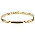 bracciale uomo oro giallo bianco gl101228