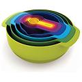 nest plus set di ciotole 9 pezzi multicolor