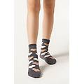 calze antiscivolo in fantasia bambini unisex grigio 25-30