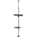 conceptronic 650621 supporto tv a parete 177 8 cm (70") nero stainless steel