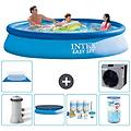 - piscina fuori terra in giro 366x76 cm blu include accessori coordinati a1005