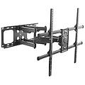 - staffa a muro per monitor tv 60-100' fino a 75 kg estensione fino a 635 mm con movimento