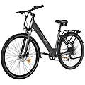 bicicletta elettrica city1 250w 36v 10 4ah grigia 120kg 15 gradi