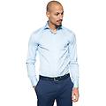 camicia classica da uomo jason celeste