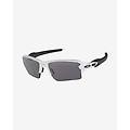 occhiali flak 2. 0 xl o polished white con lenti prizm black polarized