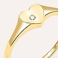 anello chevalier beverly oro giallo cubic zirconia collezione beverly misura 54 oro giallo