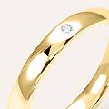 fede comoda 3. 1 mm oro giallo diamante collezione fede tradizionale 375/1000 oro giallo