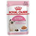 kitten instinctive 85 gr in ricca gelatina confezione da 12 pezzi cibo umido per gatti 1&deg;