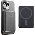 power bank mw10000 10000 mah ricarica wireless grigio