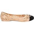 sandali mare donna beige neri in pvc