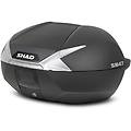 bauletto moto top case sh47 nero catadriotto bianco 47 taglia uni