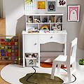 set scrivania e sedia per bambini per studente con postazione per computer per camera da letto