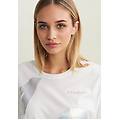 t-shirt oversize con maxi stampa mov frontale coconut milk donna small