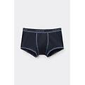 boxer in cotone superior con logo uomo blu taglia 6