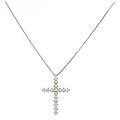 collana donna promesse croce diamanti crf4e14