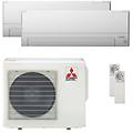 condizionatore electric serie bt dual split 12000+12000 btu inverter a++ wifi unità esterna