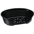 spa siesta deluxe cuccia cani/gatti in plastica nera misura 10