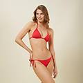 slip con lacci costume textured / rosso / 1 rosso