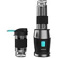 frullatore per frullati power titanium 900 progo con 2 tazze portatili 570ml 900w