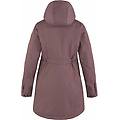 kiruna giacca trekking con cappuccio donna purple xs
