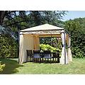 gazebo in ferro e poliestere 300x300 cm
