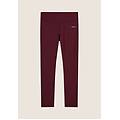 leggings n. o. w. vita media 7/8 in tessuto tecnico d. i. w. o. nylon tawny port donna extra small