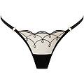 bluebella marceline slip nero/trasparente