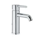 miscelatore monocomando per lavabo con scarico 11/4 con flex inox cm 50 att. 3/8 f serie meg11