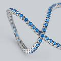 bracciale tennis silver rainbow argento rodiato cubic zirconia collezione silver rainbow bianco
