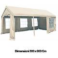 - ricambio top di copertura per gazebo car port magnum