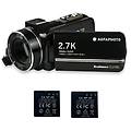 realimove cc2700 videocamera led touch 2 7k 24mp zoom 18x nero