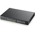 switch managed 24 porte gigabit di cui 12 poe supporto ipv6 vlan rack gs1900-24ep-eu0101f