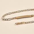 bracciale con targhetta l'homme or oro giallo collezione l'homme or oro giallo