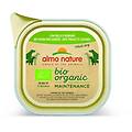 nature bio organic maintenance dog vaschetta multipack 32x100g pollo e verdura