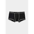 boxer in cotone superior con logo uomo nero taglia 4