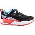 sneakers gore-tex da bambino nero con strap taglia 24