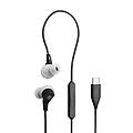 auricolari con cavo usb-c endurance run 3c-nero
