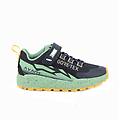 sneakers gore-tex da bambino blu e verde con strap taglia 36