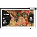 tv qled 4k 75 qe75ls03dauxzt smart tv wi-fi black 2024 matte display processore quantum 4k modern