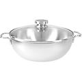 apollo 7 tegame con coperchio in vetro 28 cm 18/10 acciaio inossidabile