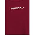 t-shirt tecnica con spacchi laterali e fit regolare rumba red donna extra small