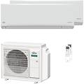 condizionatore serie kn wifi dual split 12000+12000 btu inverter a++ wifi unità esterna 5. 4