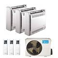climatizzatore condizionatore trial console r-32 12000+12000+12000 btu a++ 12+12+12 con m3o-27fn8-q