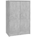 - scarpiera grigio cemento 60x35x92 cm in truciolato