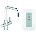 - red miscelatore con sistema acqua bollente istantanea