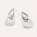 orecchini pendenti lady phantasya acciaio cristallo collezione lady phantasya bianco