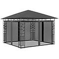 - gazebo con zanzariera 3x3x2 73 m antracite 180 g / m²