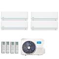 climatizzatore condizionatore quadri split inverter evolution r-32 9000+9000+9000+12000 btu con