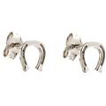 orecchini donna con ferro di cavallo oro bianco 803321734975